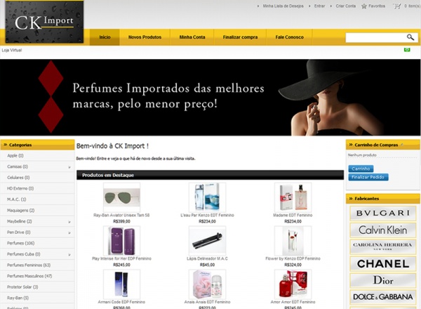 Loja Online CK Import